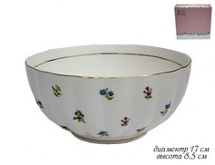 Салатница фарфор Lenardi Полевые цветы 17см 105-063