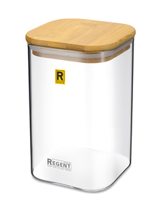 Банка для сыпучих продуктов Regent inox Linea Desco 0,95л