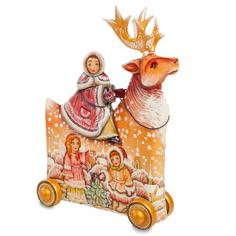 Фигурка Art East, Девочка на олене