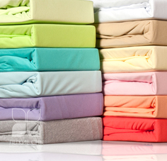 Простыня на резинке Легкие сны 90x200 см бежевый