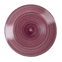 Тарелка десертная Доляна «Морской мир», d=19 см, цвет бордовый