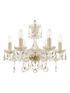 Люстра подвесная хрустальная 117/6/165 G Bohemia Ivele Crystal