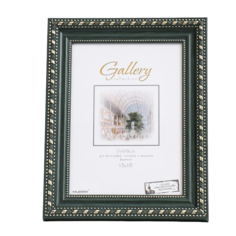Фоторамка пластик Gallery 13х18 см, 642998-5, зелёный (пластиковый экран) No Brand