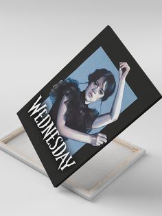 Картина на холсте СувенирShop Wednesday, Уэнсдэй, Венсдей 30x40