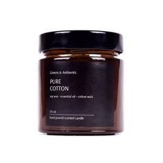 Ароматическая свеча Чистый хлопок Pure Cotton 175 ml Greens & Ambients