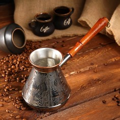 Турка для кофе медная «Москва Златоглавая», 0,75 л No Brand