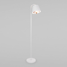 Торшер напольный светильник Eurosvet Montero 011351 белый с металлическим абажуром E27
