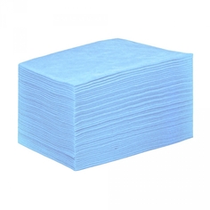 Простыня IGRObeauty, 80x200 см, голубая, 50 штук (количество товаров в комплекте: 50)