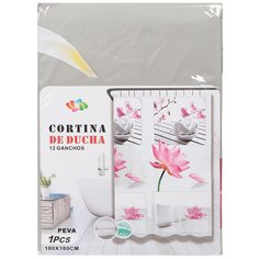 Штора для ванн 180х180 см, Peva, Лотос, Y504 Cortina De Ducha