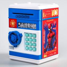 Копилка сейф, Человек-паук 20 см х 14,5 см х 14 см Marvel