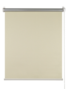 Рулонная штора Primedeco mini blackout светоотражающий Плайн, кремовый , 37Х170