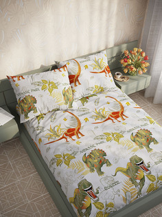 Простынь на резинке Сказка Динозаврики 120х200 см