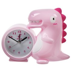 Часы-будильник настольные, 15 см, пластик, Динозавр, Y6-6067 Lonomo