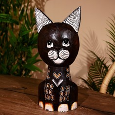 Сувенир Котик албезия 15х7х35 см No Brand