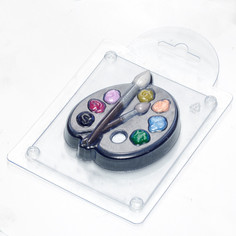 Форма для шоколада пластиковая AnyMolds палитра с красками