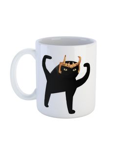 Кружка Каждому Своё Марвел, Коты, Котики, Локи 330 мл