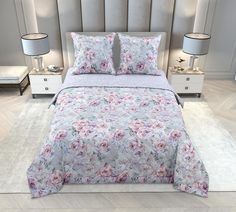 Постельное белье с одеялом Бал цветов, перкаль, 1.5-спальное, наволочки 70х70 Текс Дизайн