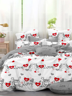 Пододеяльник Сказка Lovecats 2-спальный 175х215 см