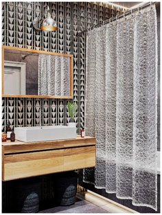 Штора для ванной комнаты HARVEX с 3D с металлическими люверсами 180*180см рисунок ромб
