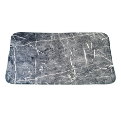 Коврик для ванной Swensa Marble полиэстер 50 x 80 см темно-серый