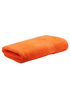 Махровое полотенце Postmart размер 100х180 см для бани ванной бассейна Цвет оранжевый
