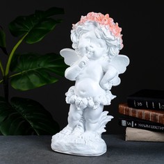 Фигура "Ангел в цветах" 43х22см Хорошие сувениры