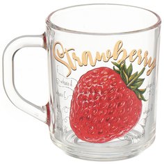 Кружка 200 мл Green Tea Полезная клубника ОСЗ 07с1335 Гусь Хрустальный
