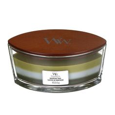 Ароматическая свеча-эллипс Горная тропа тройная Woodwick