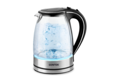 Чайник Centek CT-1009 BLS серебро/черный No Brand