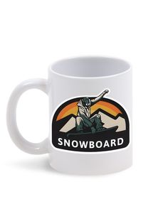 Кружка Каждому Своё Сноубординг, Snowboard, Снег, Доска 330 мл