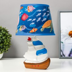 RISALUX Настольная лампа "Корабль" Е14 15Вт 20х20х33 см