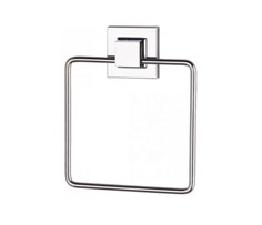 Держатель для полотенца квадрат EF234 самоклеящийся хром Ridder