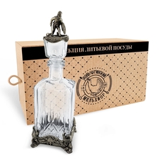 Штоф Кольчугинский мельхиор Викинг мельхиоровый