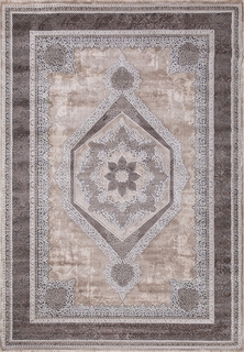 Ковер турецкий AkTs 80x150 см серый