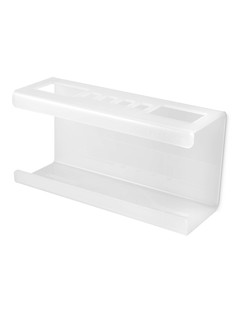 Настенный Стакан для зубных щеток и пасты 206х106 мм FlexFome цвет белый