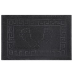 Полотенце-коврик махровое для ног ARTLASPLUS 50х70 см антрацитовый