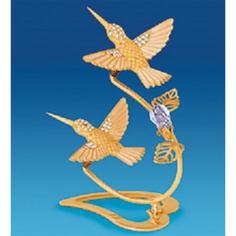 Фигурка декоративная crystal temptations, Пара колибри со стразами, 12 см
