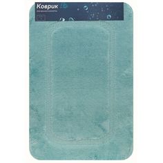 Коврик для ванной Альпака Y11-1 0.5х0.8 м ПЭ голубой No Brand