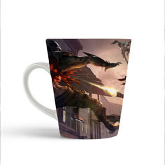 Конусная кружка CoolPodarok darkwatch curse of the west Битва с монстрами Лезут на коня