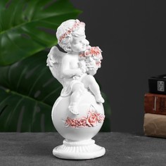 Фигура "Ангелочек на шаре" 22х10х9см Хорошие сувениры