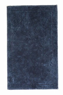 Ковер Alize Stoned, темно-синий, Турция, палас на пол 80x150 см, хлопок