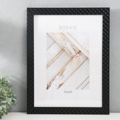 Фоторамка пластик МИРАМ 30х40 см, 642777-15 No Brand