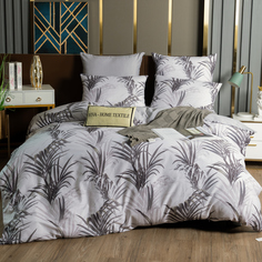 Комплект постельного белья Делюкс Сатин на резинке LR444 2 спальный 160*200*25 Viva - Home Textile