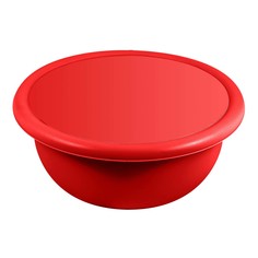 Миска Idiland красная с крышкой 3,2 л