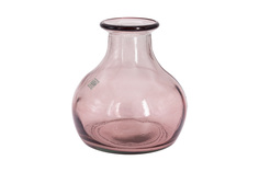 Ваза San Miguel Peach Cream 21см розовая стекло VSM-5492-DB19_
