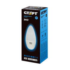 ЛАМПА СВЕТОДИОДНАЯ "СТАРТ ЭКО" СВЕЧА 10W 6500 К E14, БЕЛЫЙ ХОЛ. СВЕТ Start