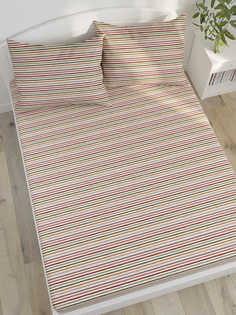 Простынь на резинке Котики Котики "Разноцветная полоска" 90х200 см