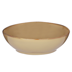 Ivlev Chef Органика Салатник, 18х5см, фарфор, бежевый