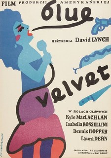 Постер к фильму "Синий бархат" (Blue velvet) A2 No Brand