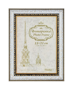 Фоторамка Фрэйм 882 10х15, пластик, дуб/металлик